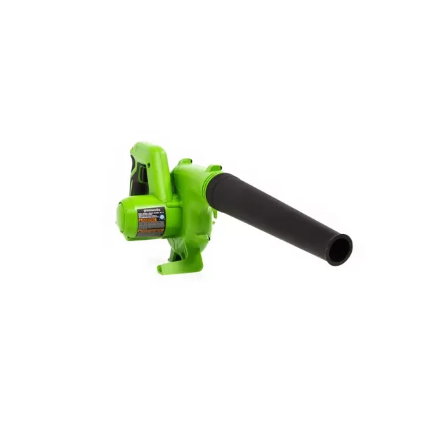 Greenworks 90 MPH 180 CFM 24-Volt Battery Cordless Shop Blower, Battery Not Included SBL24B00